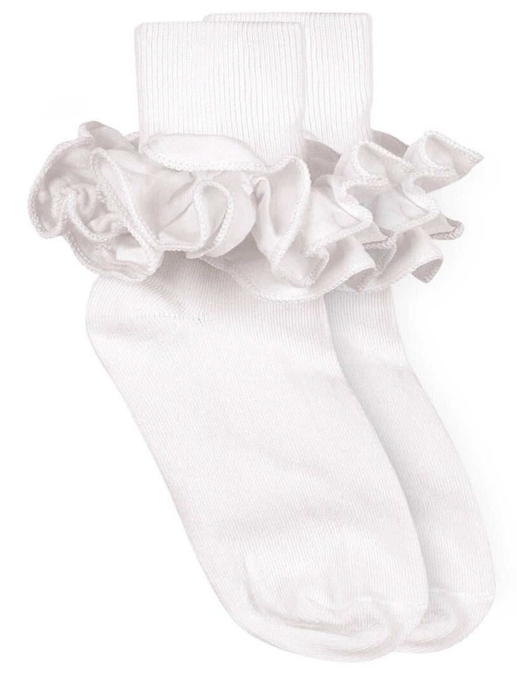 Misty Ruffle Turn Cuff Sock