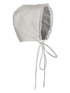 Floral Buillion & Lace Bonnet - Posh Tots Children's Boutique