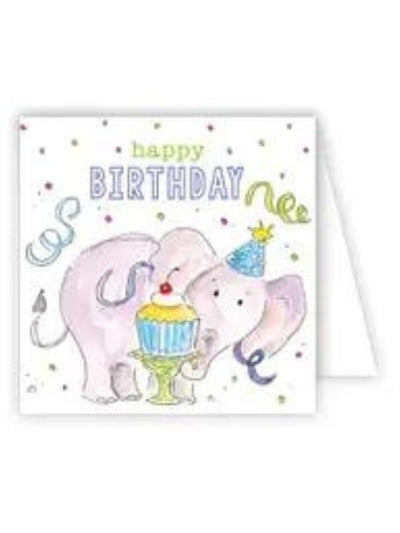 Happy Birthday Elephant Enclosure Card