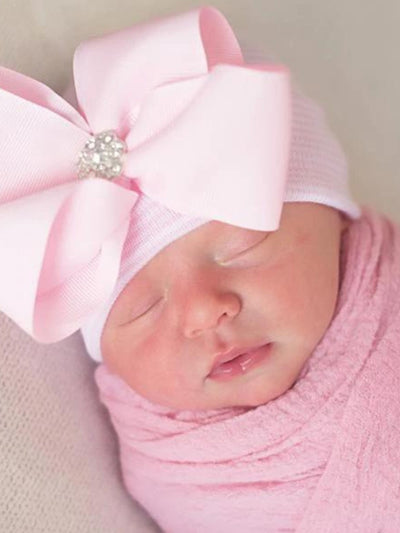 Bella Bow Newborn Hat