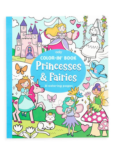 Color-in' Book: Princess & Fairies