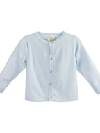 Ladder Edge Basic Cardigan Sweater