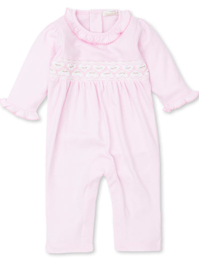 CLB Hand Smocked Ruffle Playsuit