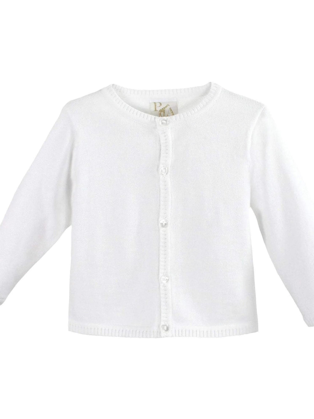 Ladder Edge Basic Cardigan Sweater