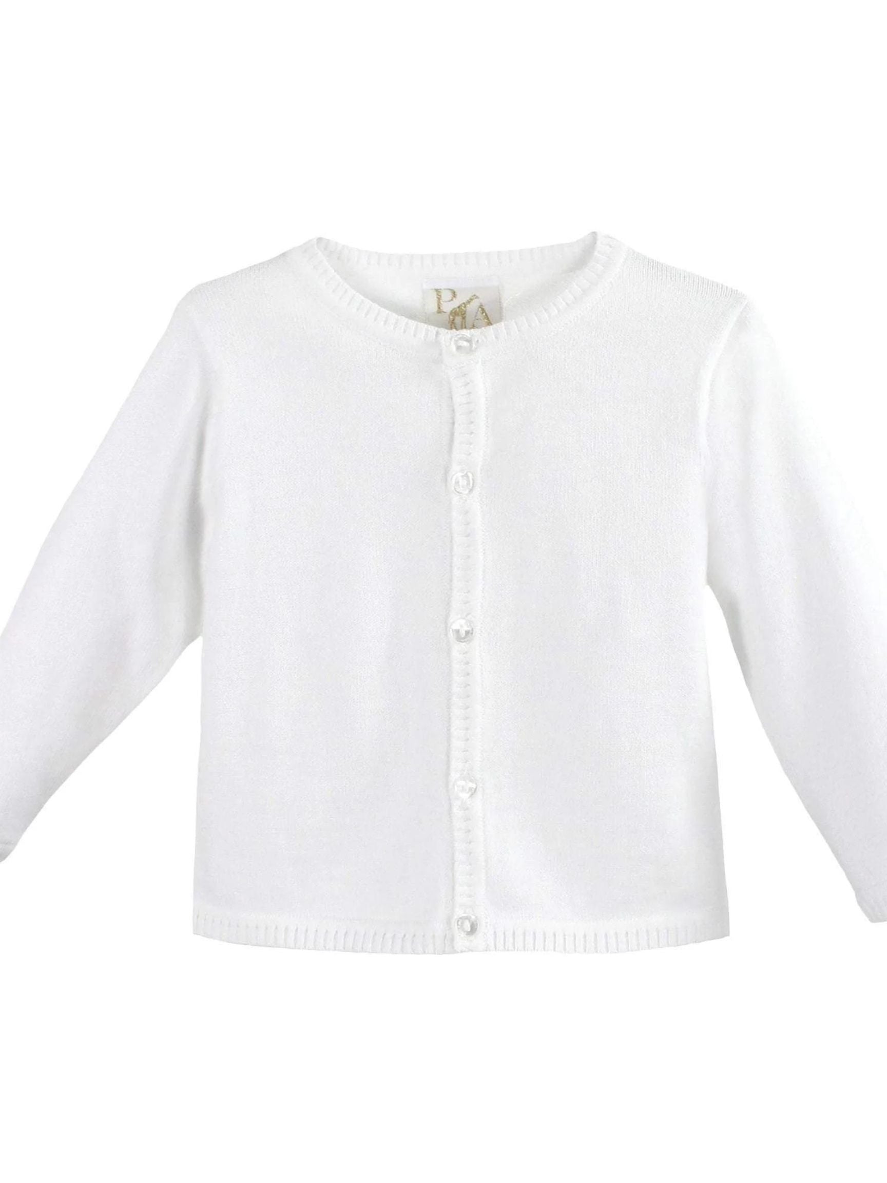 Ladder Edge Basic Cardigan Sweater