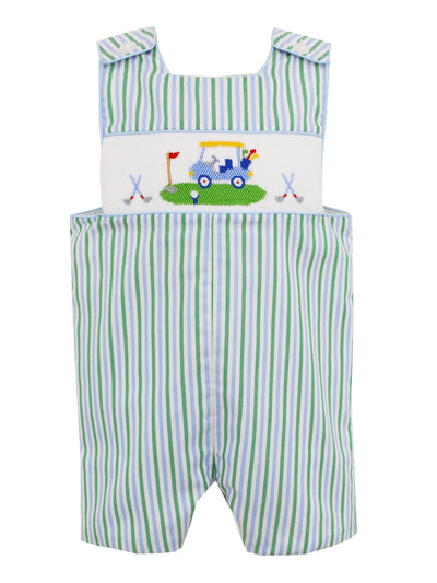 Golf Smocked Boy Jon Jon - Posh Tots Children's Boutique