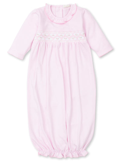 CLB Hand Smocked Ruffled Sack Gown