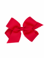 Scalloped Edge Grosgrain Bow