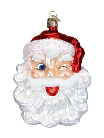 Winking Santa Ornament - Posh Tots Children's Boutique