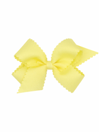 Scalloped Edge Grosgrain Bow