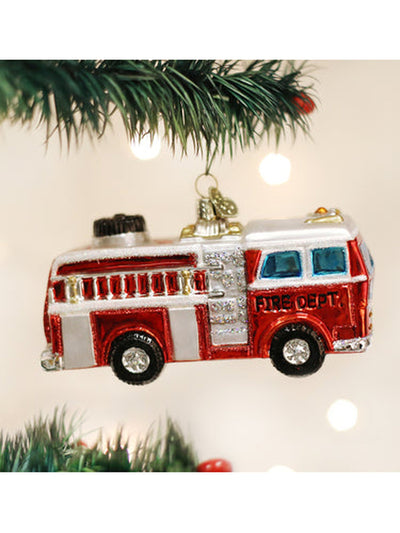 Firetruck Ornament - Posh Tots Children's Boutique