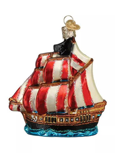 Pirate Ship Ornament - Posh Tots Children's Boutique