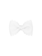 Tiny Scalloped Edge Grosgrain Bowtie