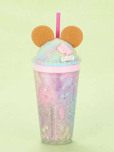 Cookie Mouse Ear Sweets Rainbow Tumbler