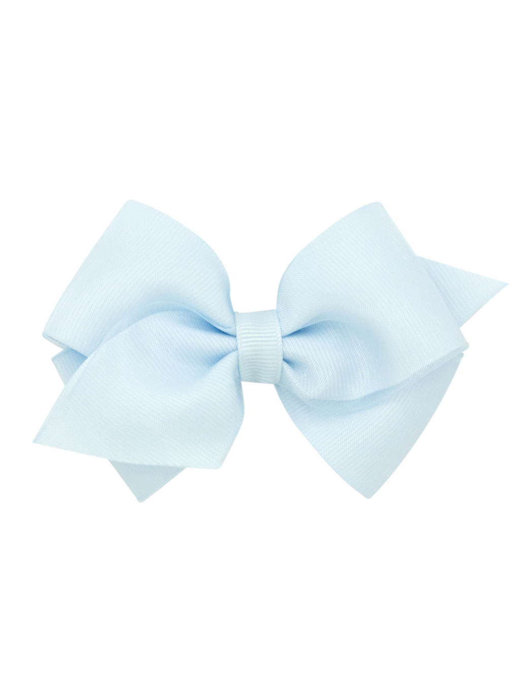 Organza Overlay Grosgrain Hair Bow