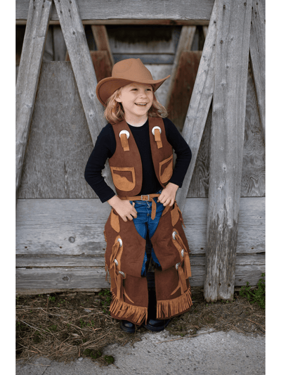 Cowboy Vest & Chaps - Posh Tots Children's Boutique