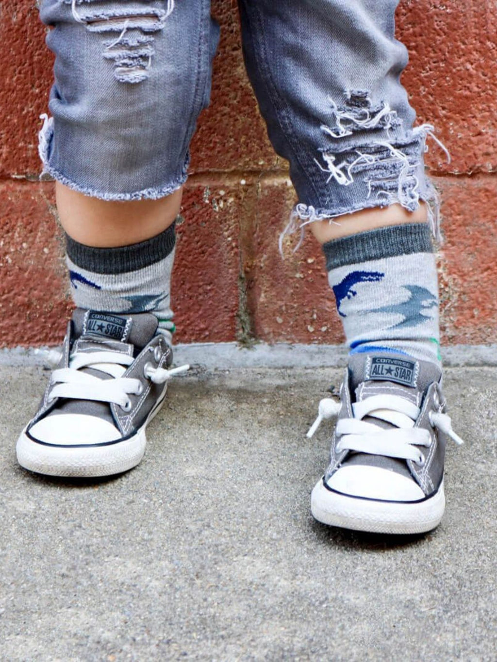 Boys Land Animals Crew Socks