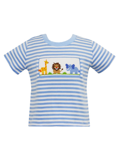 Zoo Smocked T-Shirt