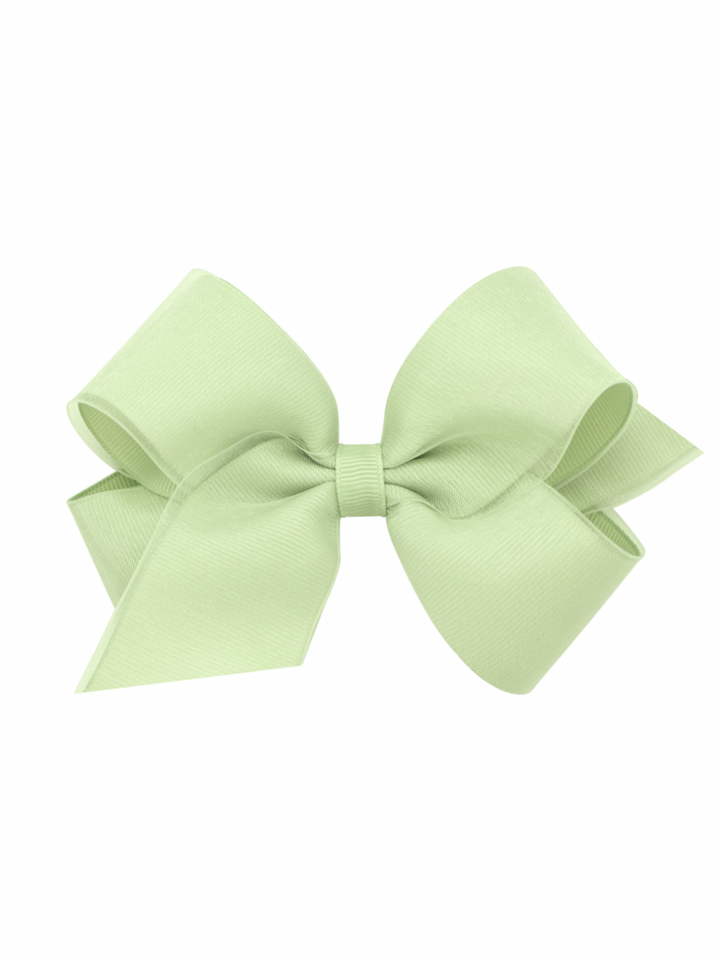 Organza Overlay Grosgrain Hair Bow