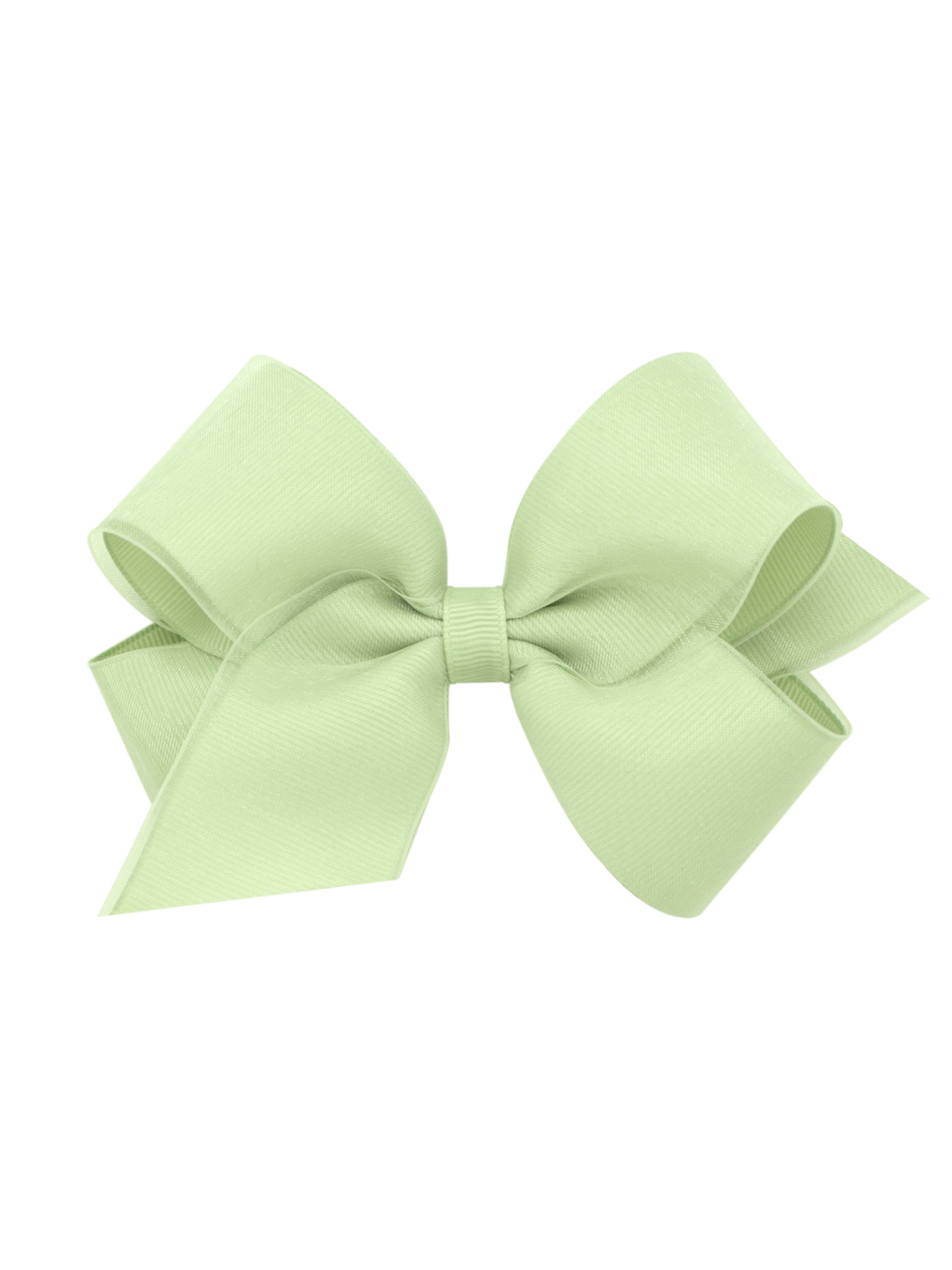 Organza Overlay Grosgrain Hair Bow