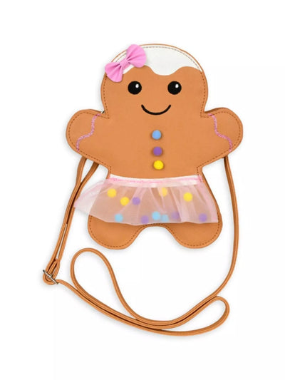 Gingerbread Sweetheart Crossbody Bag - Posh Tots Children's Boutique