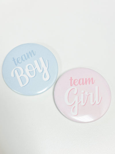 Gender Reveal Buttons