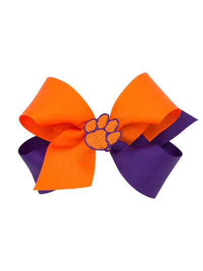 Clemson Bow with Paw