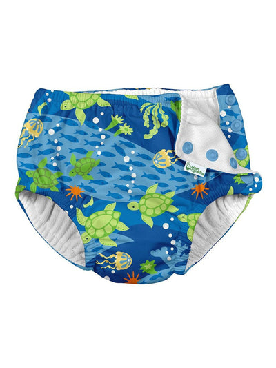 Snap Reusable Absorbent Swim Diaper - Boy Prints