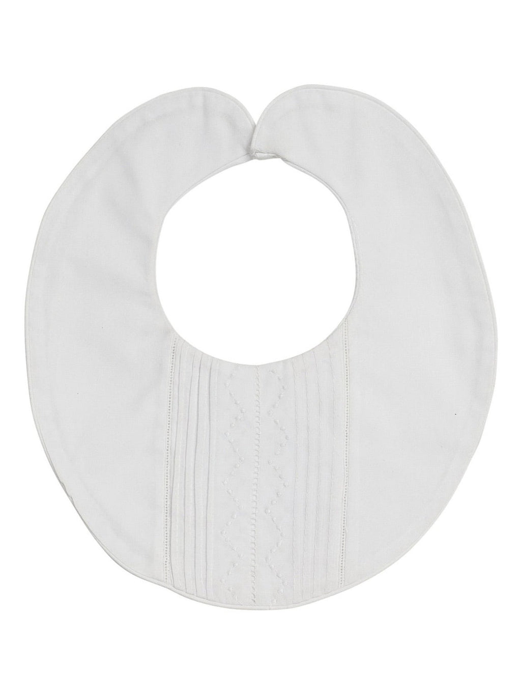 Pintucked Bib - Posh Tots Children's Boutique