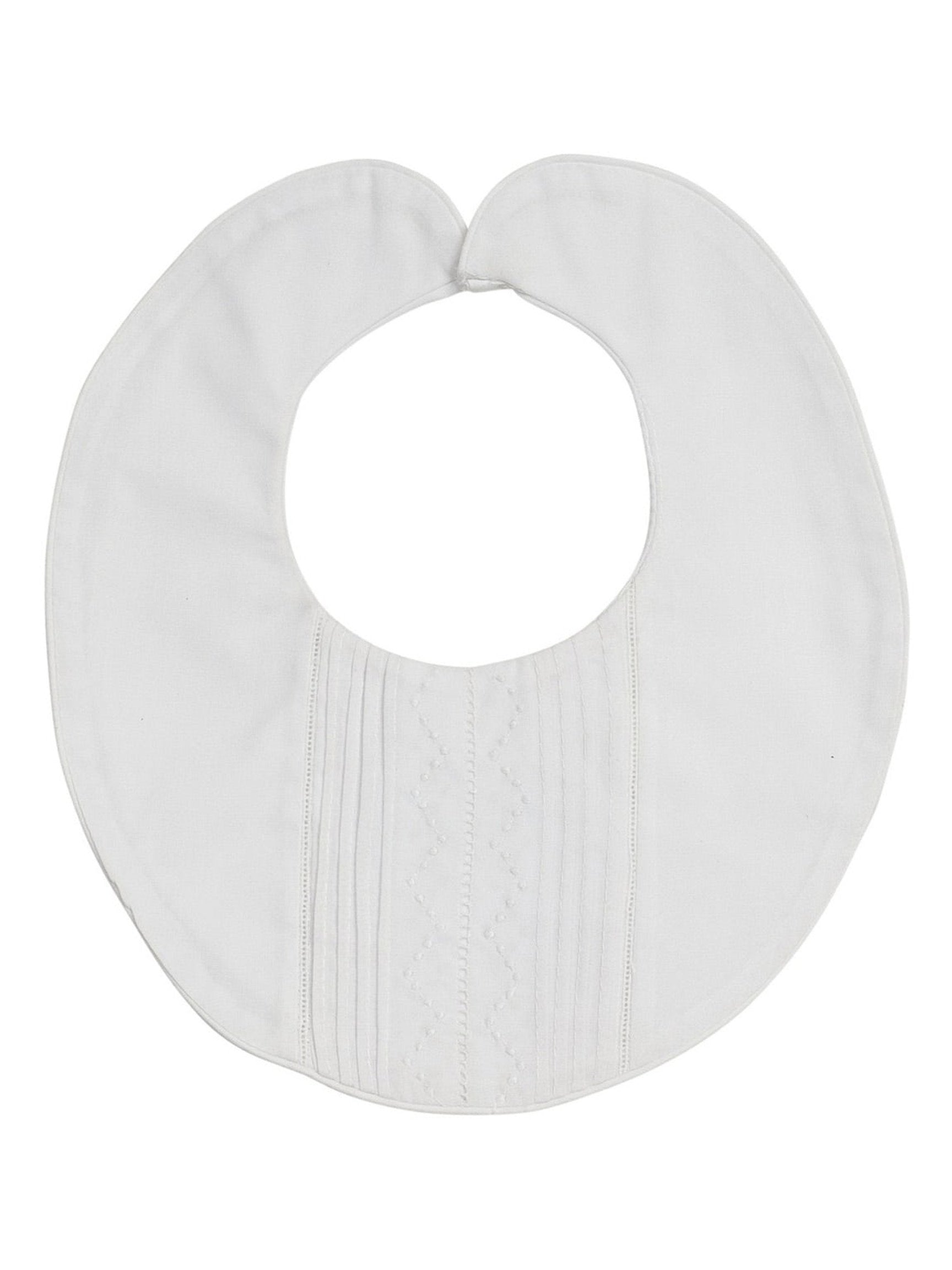 Pintucked Bib - Posh Tots Children's Boutique