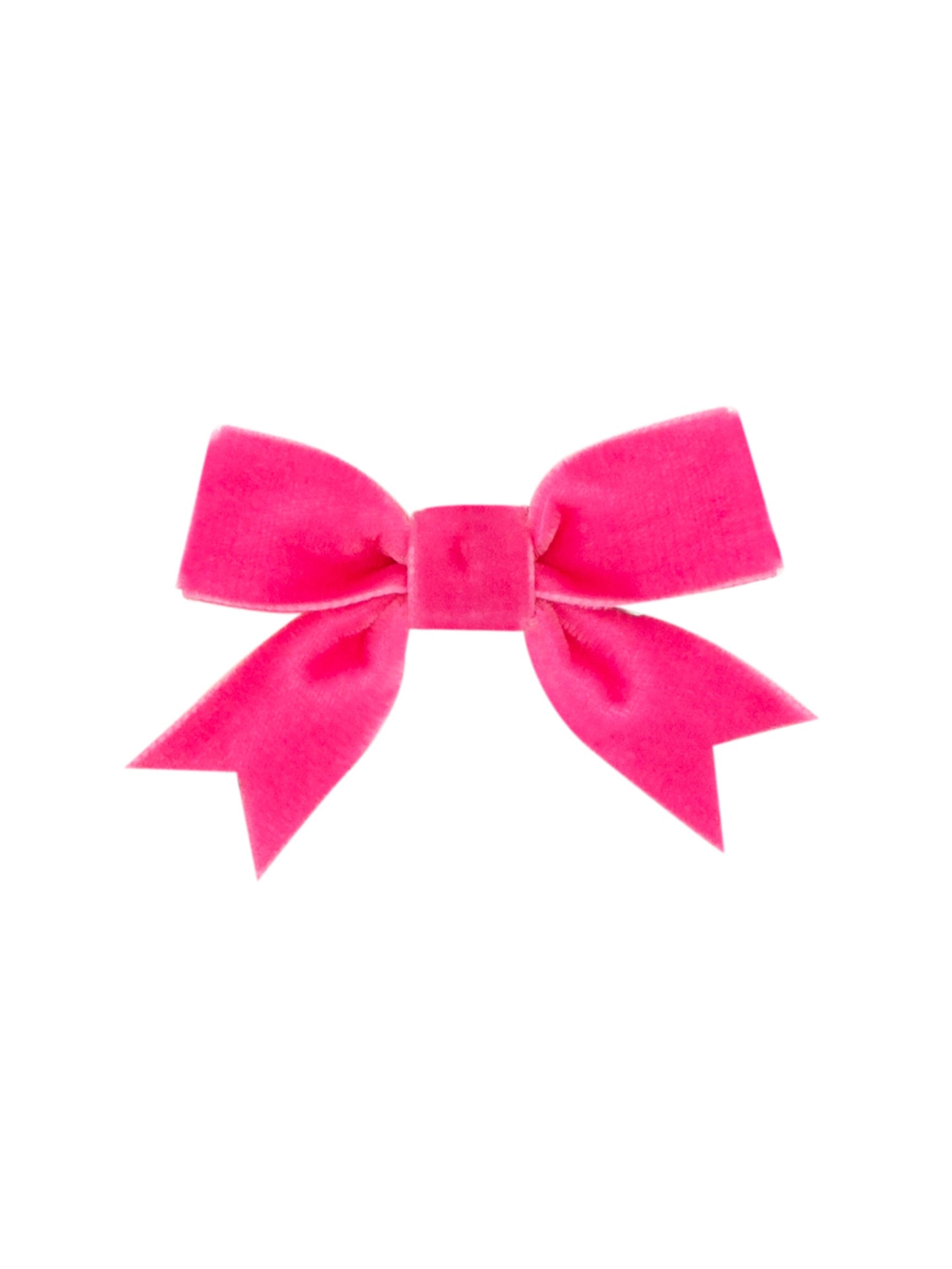 Mini Velvet Two-Loop Bow