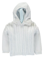 Cable Zip Back Sweater