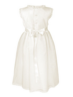 Ivory Silk Organza Special Occasion Dress