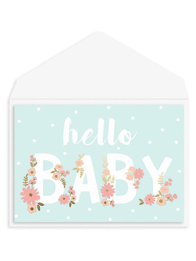Baby Letters Baby Card - Posh Tots Children's Boutique