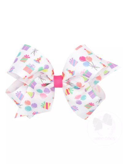 Wee Ones Birthday Girl Bow - Posh Tots Children's Boutique