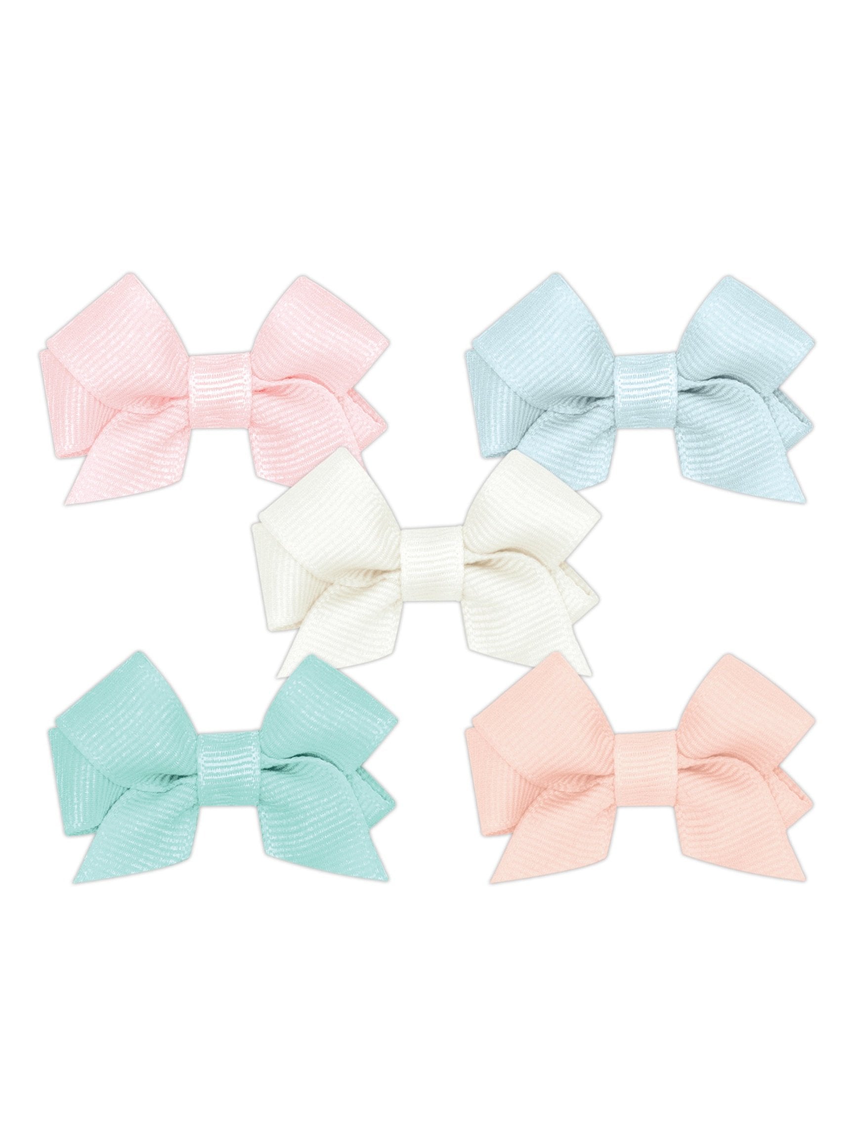5 Pack Baby Front Tail Bows - Posh Tots Children's Boutique