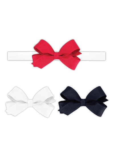 3-Pack Tiny Bows with Add-A-Bow Band
