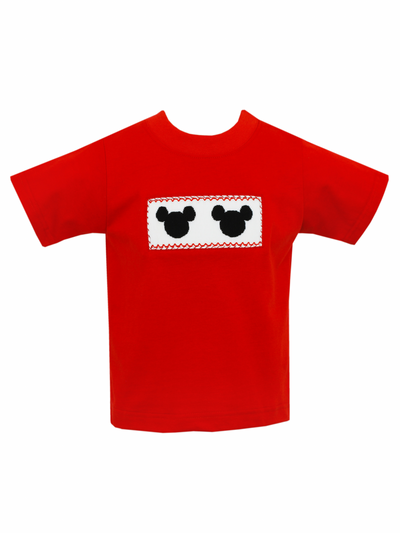 Mouse Ears Boy's Smocked Shirt