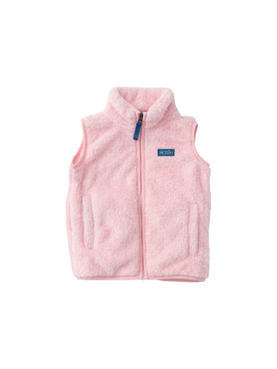 Sherpa Vest - Two Tone Pink Lady