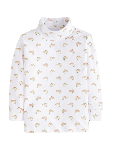 Printed Turtleneck - Trout