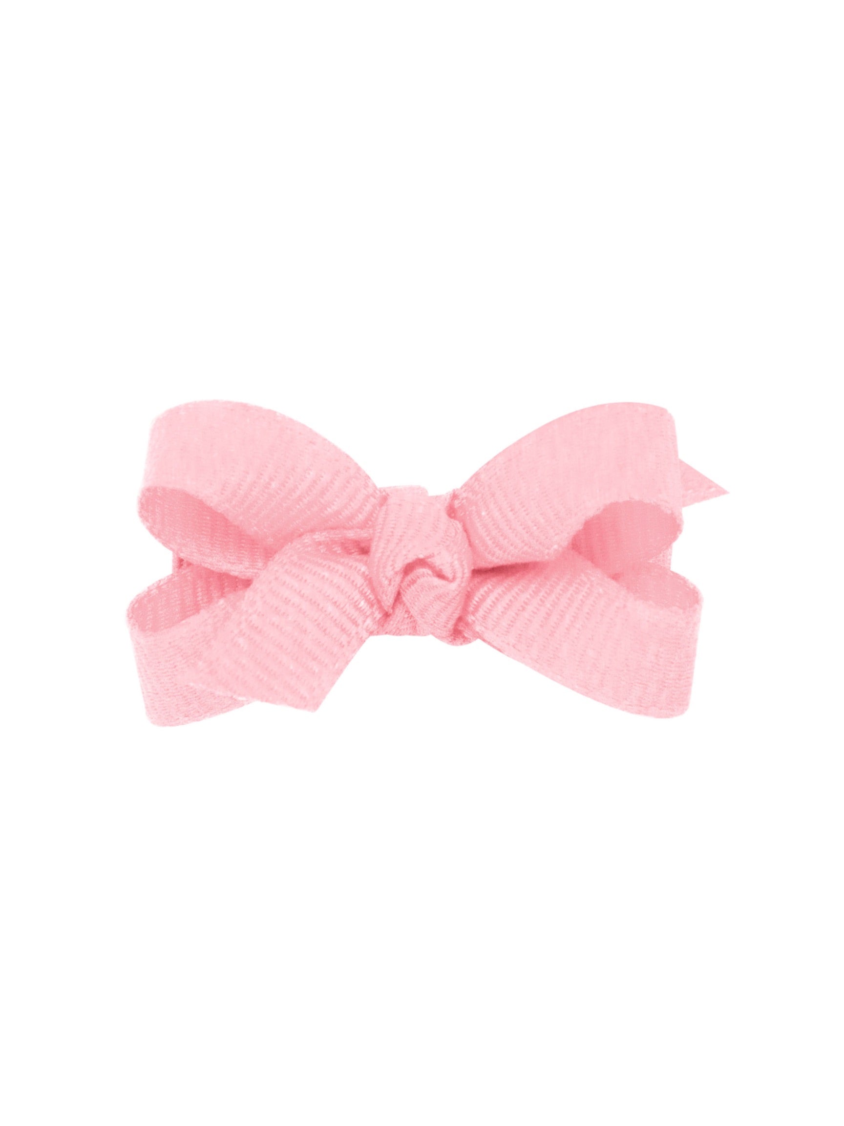 Wee Ones Mini Classic Grosgrain Hair Bow (Plain Wrap) Red