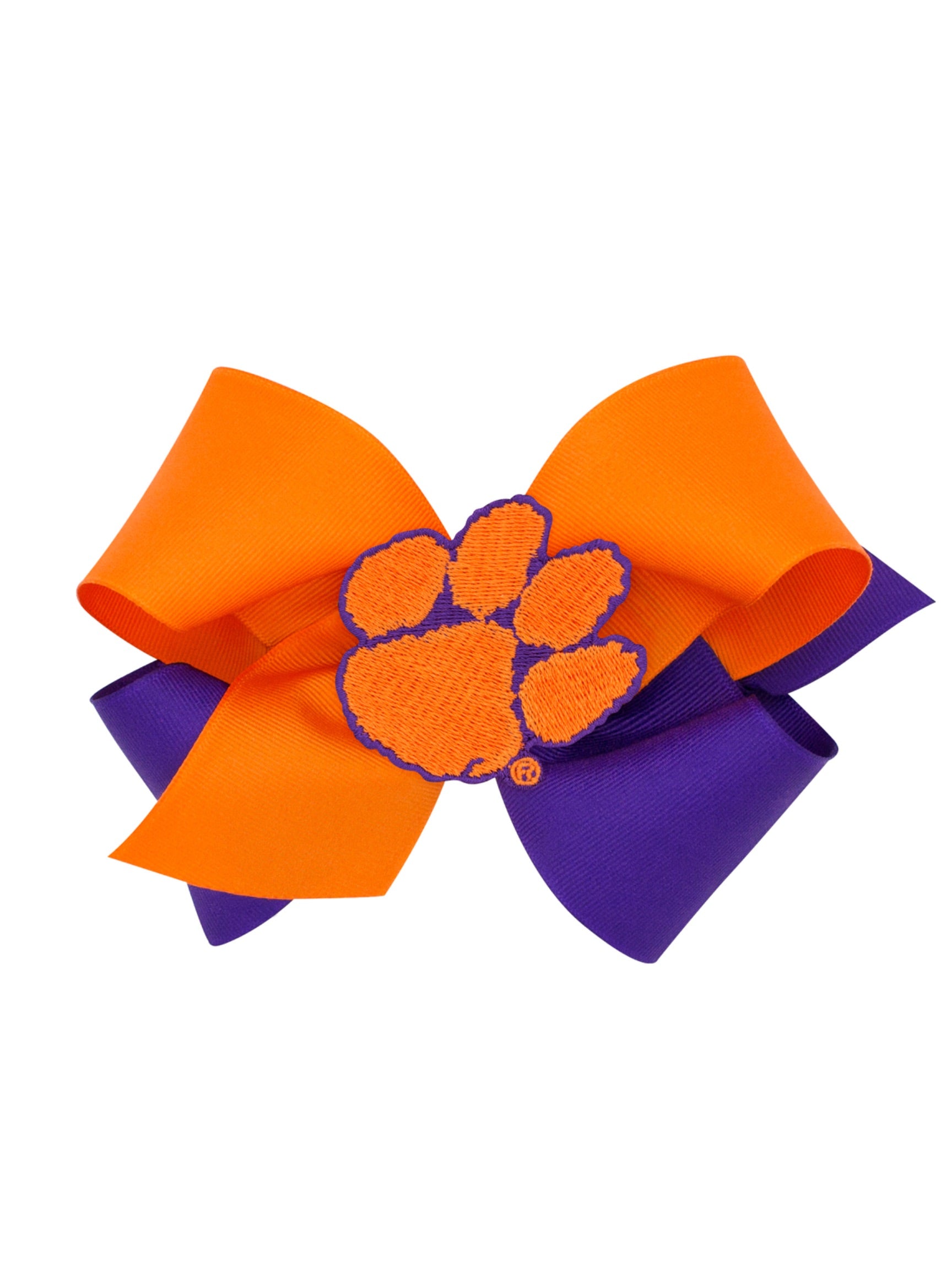 Clemson Bow with Paw