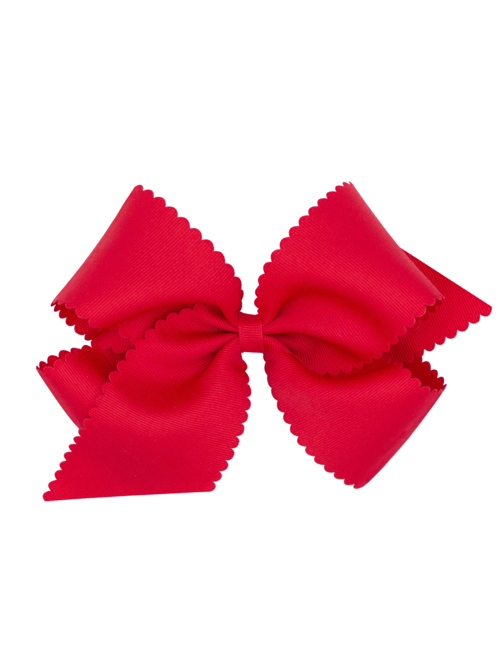 Scalloped Edge Grosgrain Bow