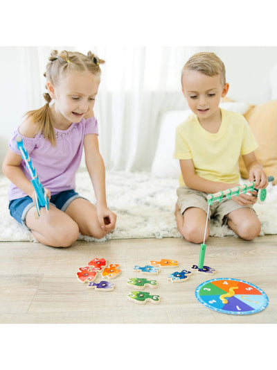 Catch & Count Magnetic Fishing Rod Set - Posh Tots Children's Boutique