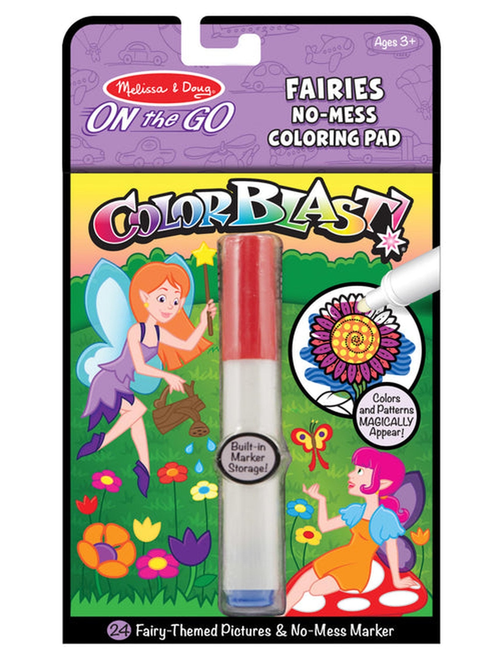 On the Go ColorBlast No-Mess Coloring Pad - Fairies