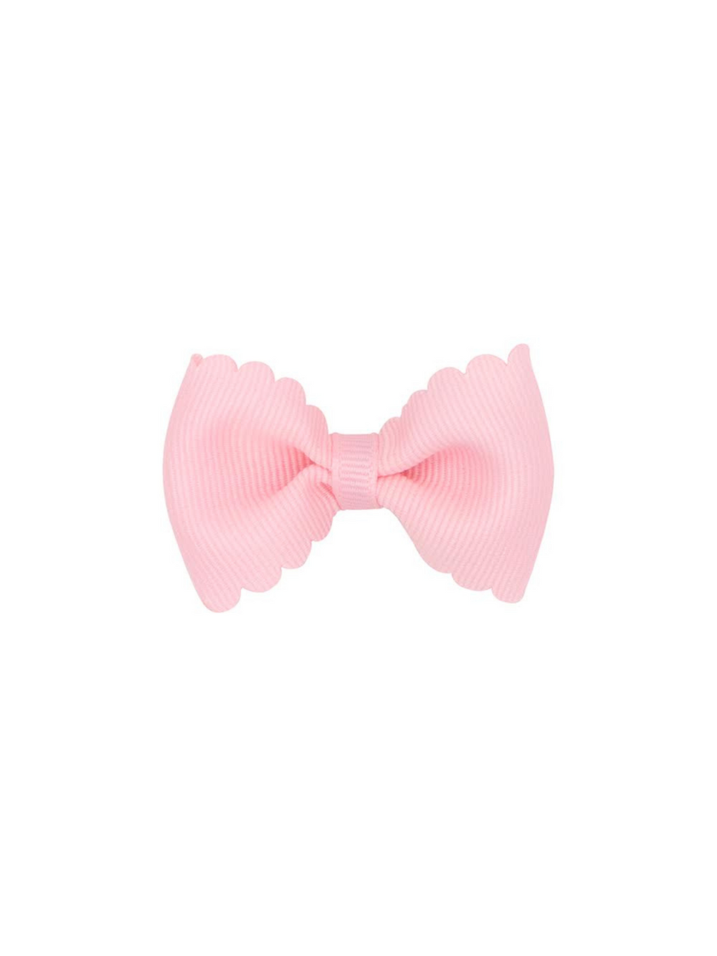 Tiny Scalloped Edge Grosgrain Bowtie