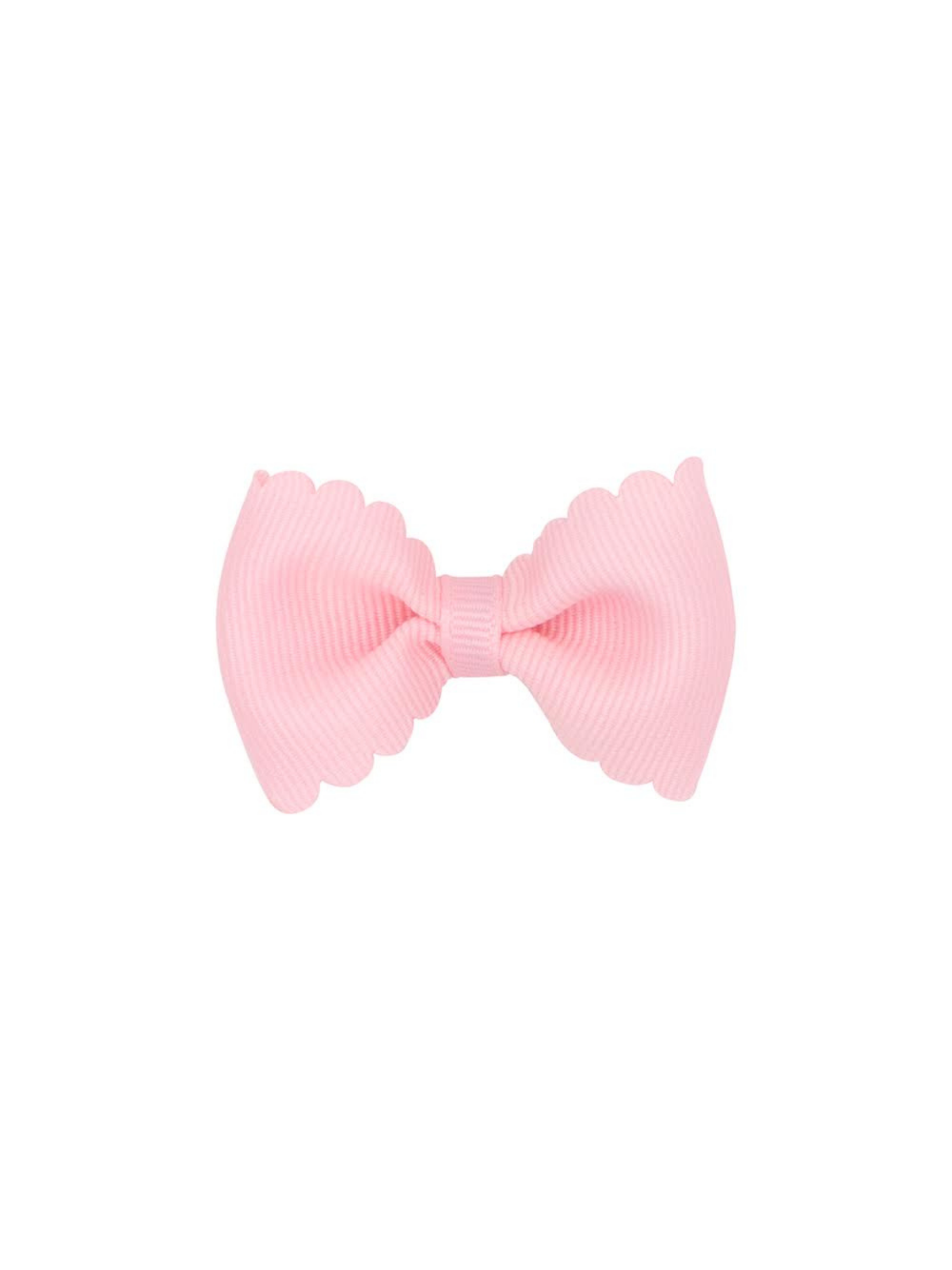 Tiny Scalloped Edge Grosgrain Bowtie