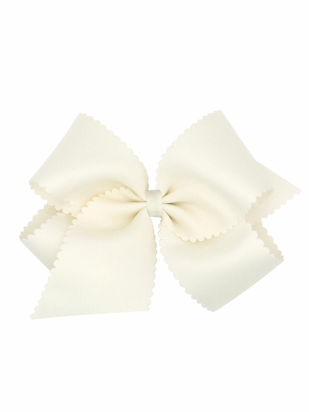 Scalloped Edge Grosgrain Bow