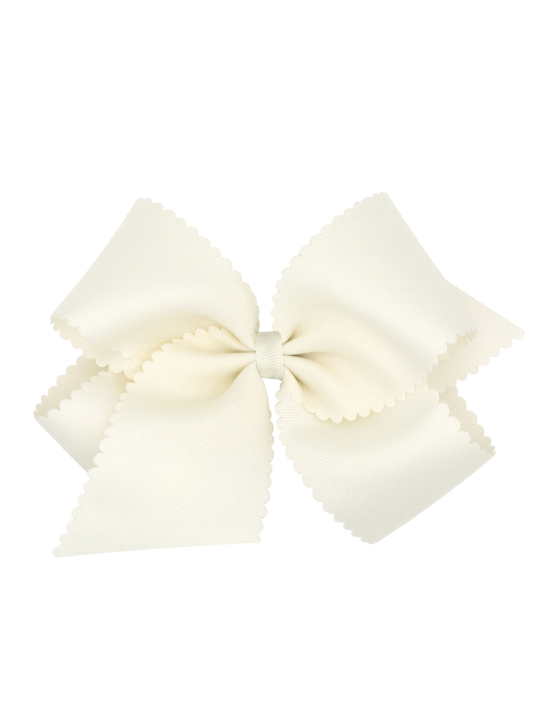 Scalloped Edge Grosgrain Bow