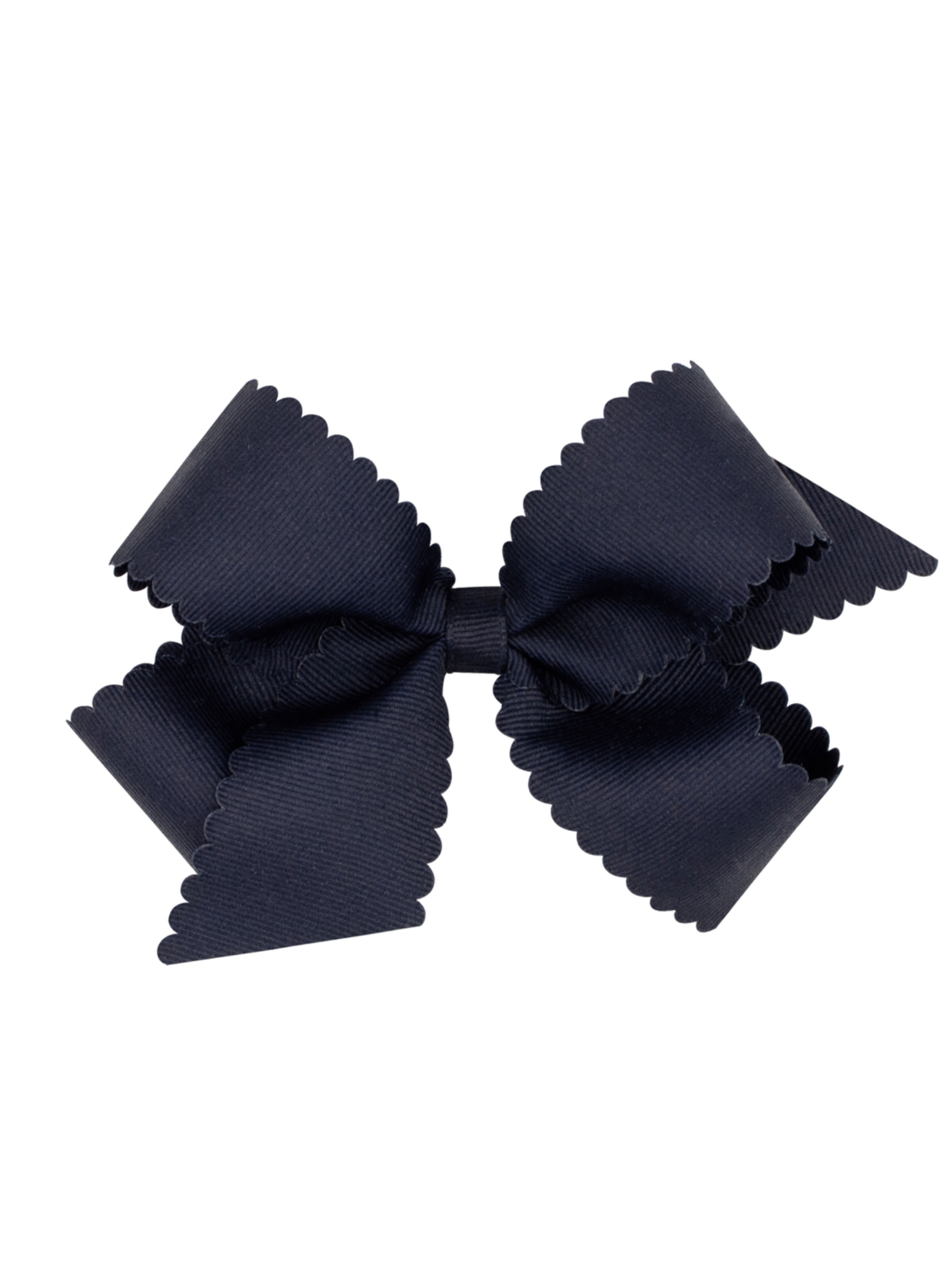 Scalloped Edge Grosgrain Bow